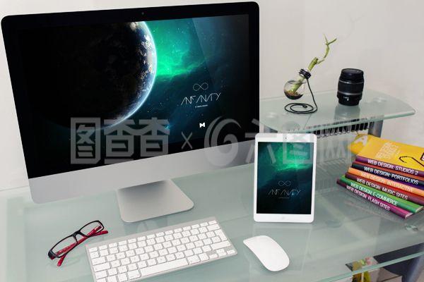 电脑平板PSD图片