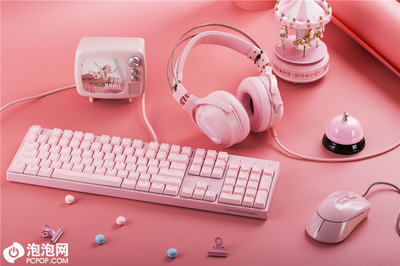 满屏都是少女心 雷蛇粉硬糖外设套装图赏