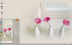 窗台一角的宁静 Win7清爽主题打造你的专属数字绿洲