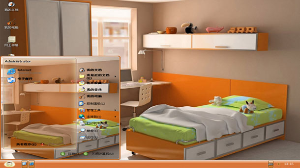 焕新桌面美学 3D房间个性主题、新简约风格与XP主题下载指南